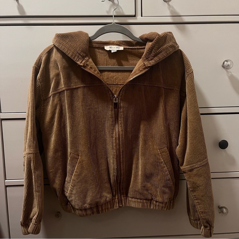 Corduroy Bomber Jacket